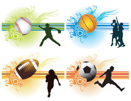 Sport Backgroundsのイラスト素材
