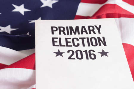 Voter Registration Application for presidential election 2016の写真素材