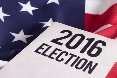 Voter Registration Application for presidential election 2016の写真素材