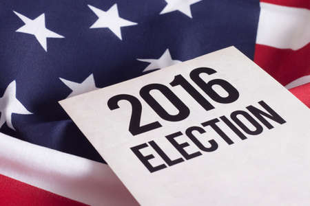 Voter Registration Application for presidential election 2016の写真素材