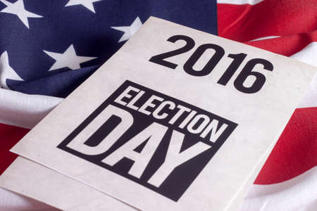 Voter Registration Application for presidential election 2016の写真素材