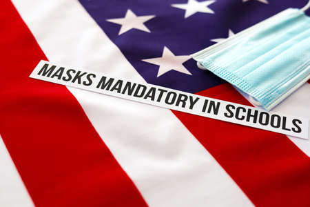 Mask Mandatory in Schools Epidemic Health and Medicineのeditorial素材