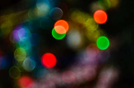 Blurred christmas lights background.の写真素材