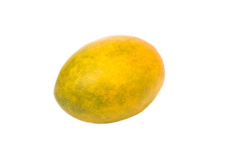 Mango fruit isolated on white backgroundの写真素材