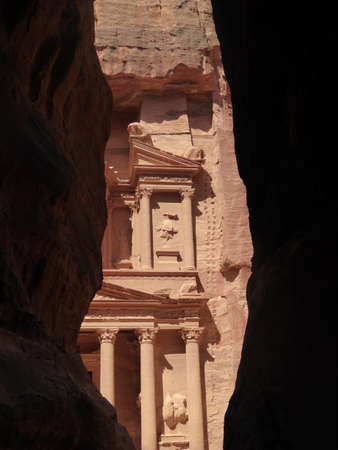 Al Khazneh - The Treasury at Petra, Jordanの写真素材