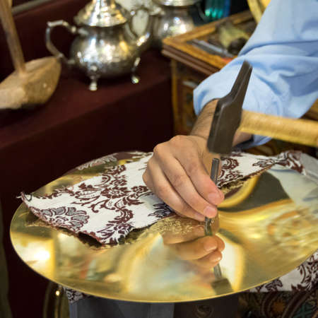 Goldsmith workingの写真素材