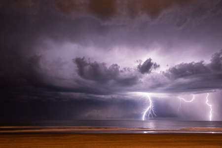Severe Lightning from the beach