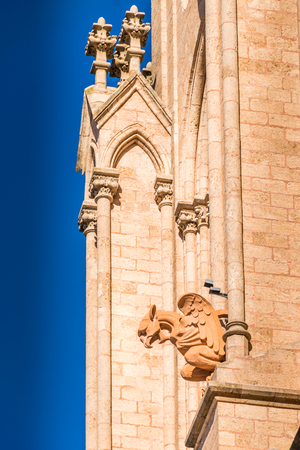 Detail of Lujan Basilica near Buenos Aires, Argentinaの写真素材