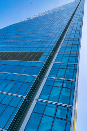 Madrid, Spain, April 13, 2019: The tallest skyscrapers in Spain, Madridのeditorial素材