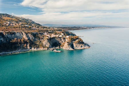 Pietragrande Cliff near Montauro city, Calabria South Italyの写真素材