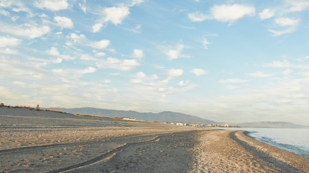 The Beach Coast Before Summer Season Vacationの写真素材