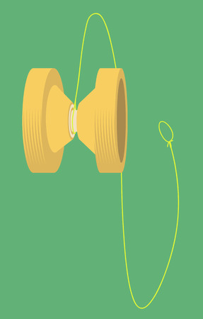 Yo-yo. vector illustrationのイラスト素材