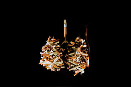 Lungs of a Smoker  Concept の写真素材