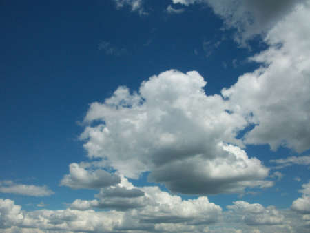 White clouds on a background blue sky, white cloud, sky, nature, clear weather, cloudy, white cloud...