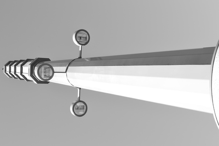 Lightpost from belowの写真素材