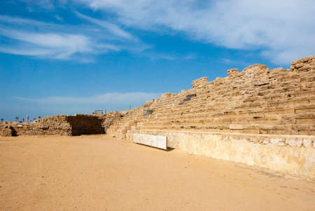 Roman hippodrome,  Caesarea, Israelの写真素材