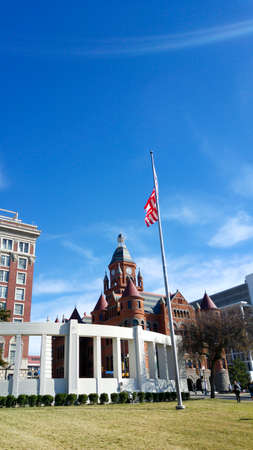 Dealey Plaza, Dallas, Texas, USAのeditorial素材