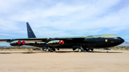 Boeing Stratofortress, Pima Air and Space Museum, Arizona, USAのeditorial素材