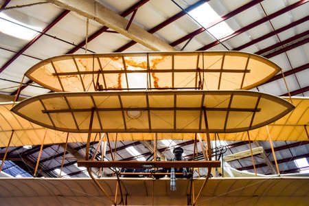 Tucson, Arizona, USA - December 27, 2016: Model of Wright Brothers Aircraft, Pima Air and Space Museum, Arizona, USAのeditorial素材