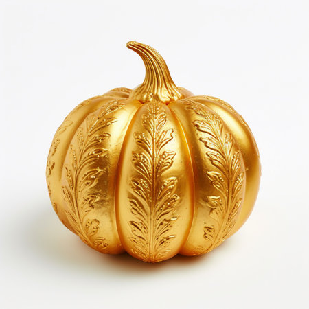 Pumpkin isolated on a white background. 3d render.の素材