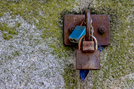 Padlocks at City Of Porto Portugalの写真素材