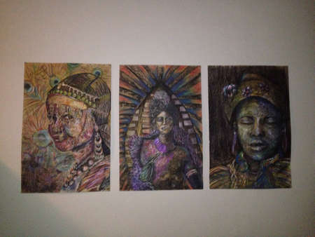 Indian lady Zulu lady and Ndebele lady