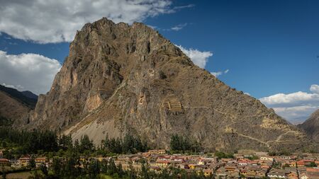 Mountain views from Ollantaytambo, Peru