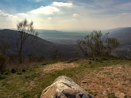 Incredible views from Las CÃ¡rcavas in Madrid, Spain. Travel concept.の写真素材