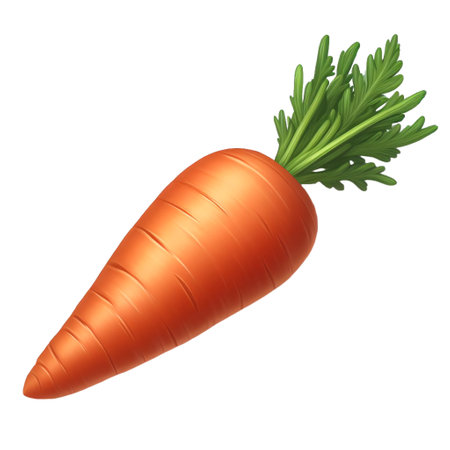 Carrot isolated on white background. Vector illustration. Eps 10.の素材