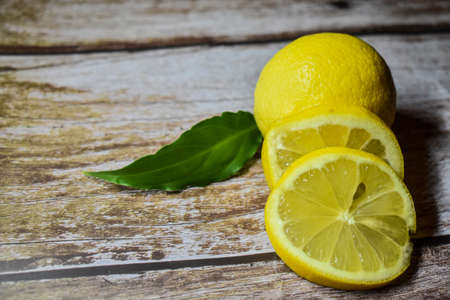 Beautiful juicy lemonsの写真素材