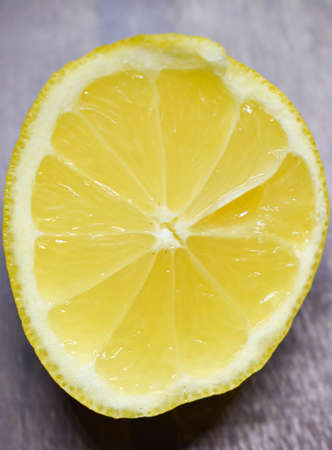 Macro of lemonの写真素材