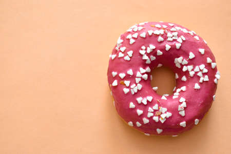 Unhealthy but good donutの写真素材