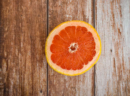 Grapefruit slice, juicy fruitの写真素材