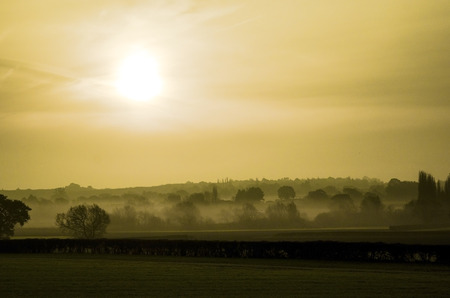 Fog In The Hillsの写真素材