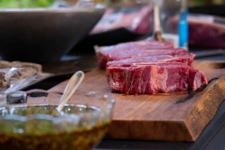 Brazilian barbecue the famous "barbecue" Brazilian foodの写真素材