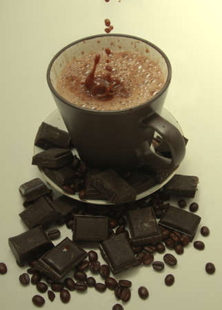 Hot chocolate dropsの写真素材