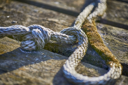 Pier close up in Schwerin Mecklenburg Vorpommernの写真素材