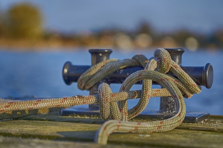 Pier close up in Schwerin Mecklenburg Vorpommern