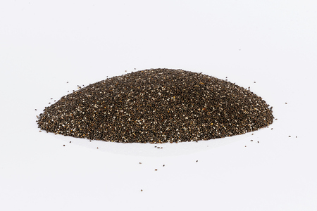 Portion of black Quinoa for use as background image or as texture. Organic.の写真素材