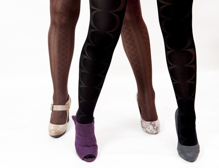 Fit and beautiful legs in sexy pantyhose