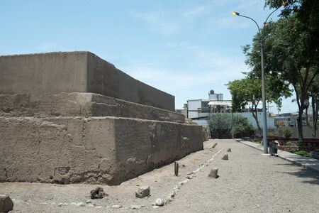 Huaca Santa Catalina located in the district of La Victoria, Lima, Peru. Nice