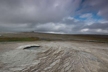 Hveravellir geothermal hot waterの写真素材