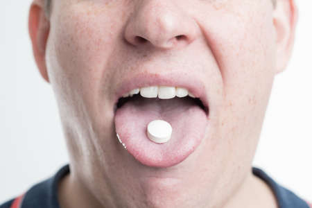 Tablets medicine for people's health to heal diseasesの写真素材