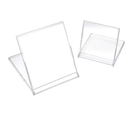 Two desktop display with copy space