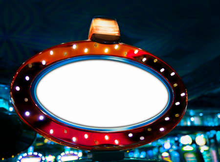 Casino display background. Copy spaceの写真素材
