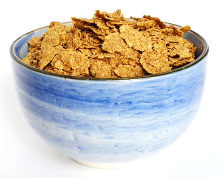 All bran flakes for breakfast