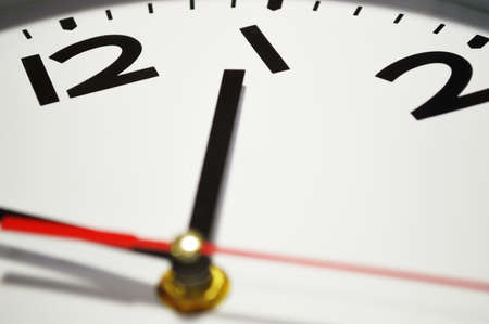 Clock at lunchtime の写真素材