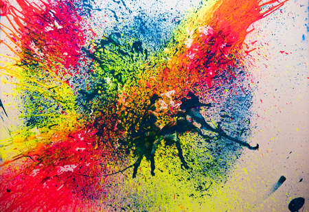color splash background macro