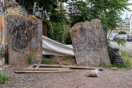 vacant property in Cracow, Polandのeditorial素材