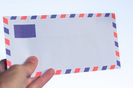 Air envelope of the letter. 